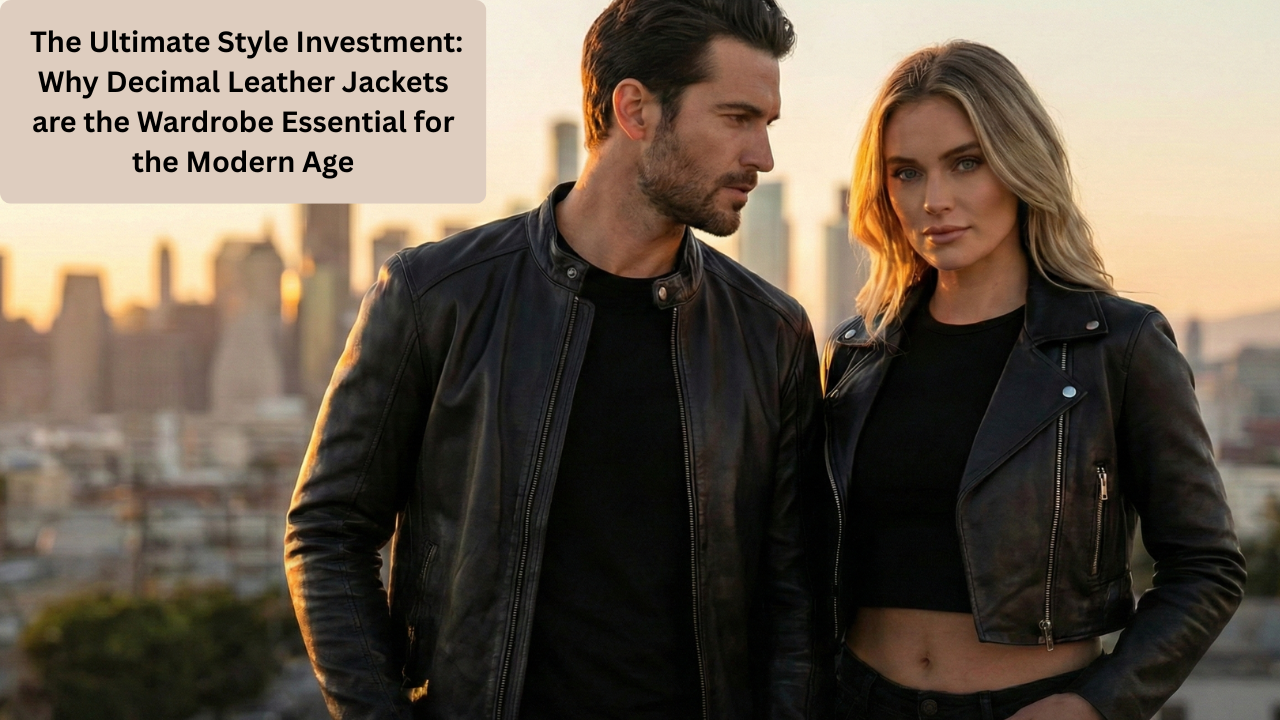Decimal leather jackets