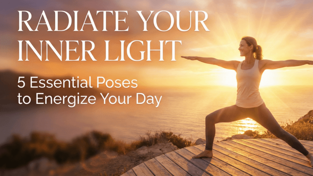 Radiate Your Inner Light: 5 Essential yoga Poses to Energize Your Day