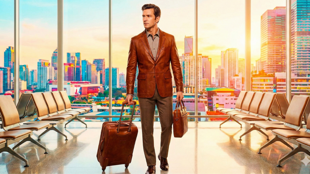 Leather Jacket for Business