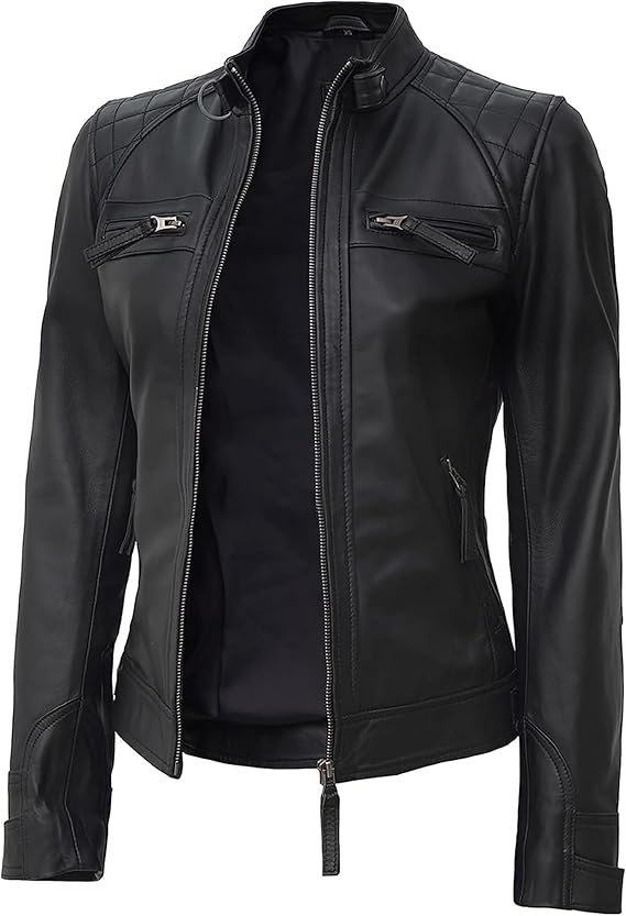Cafe Racer Style Womens Leather Jackets