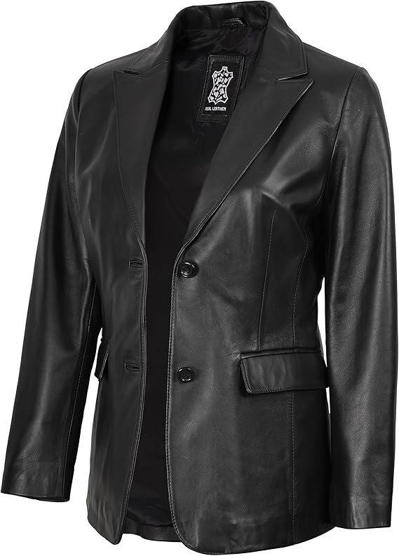 Professional leather jacket for work