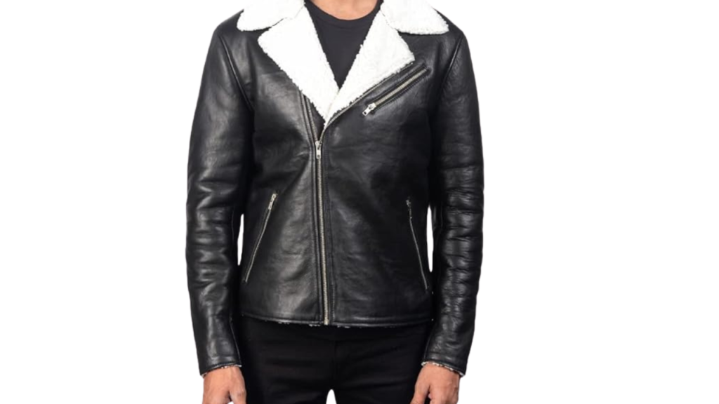 Alberto Shearling Lined Leather Jackets