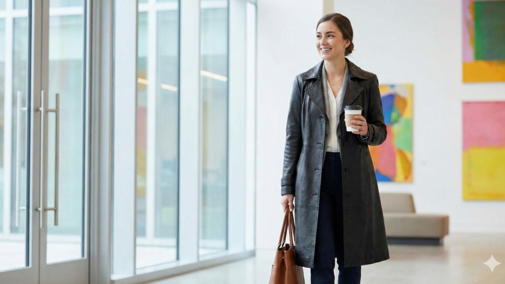 Leather Jacket for Business