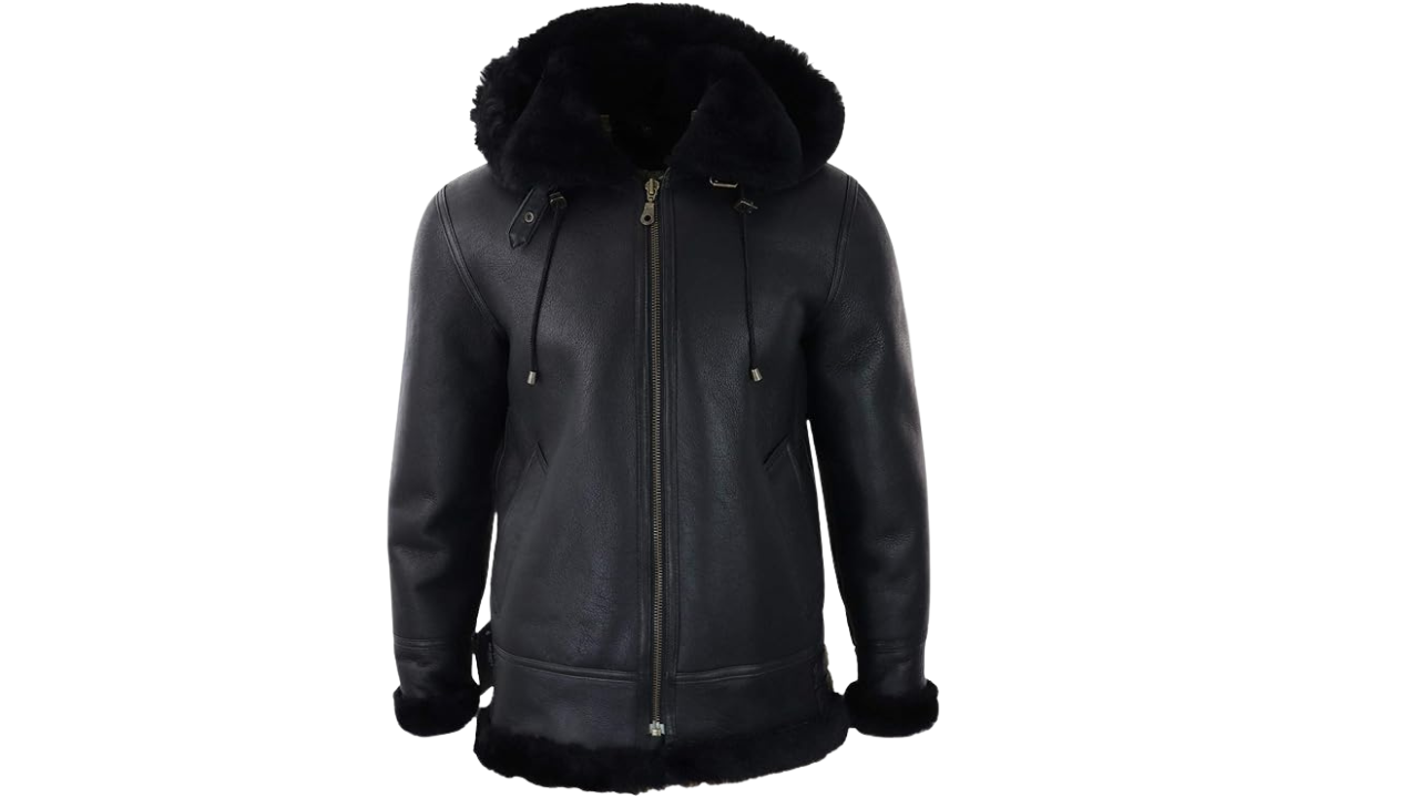 fan jackets shearling leather jacket