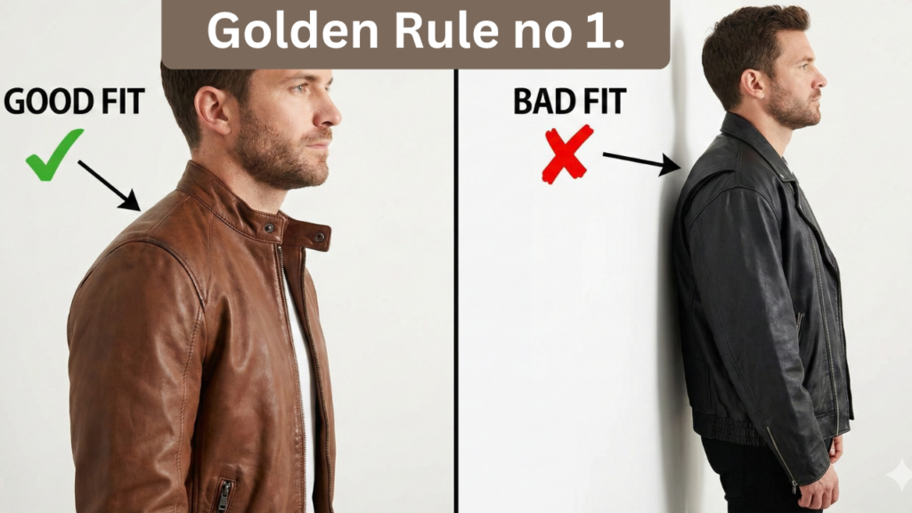 Leather jacket sizing guide