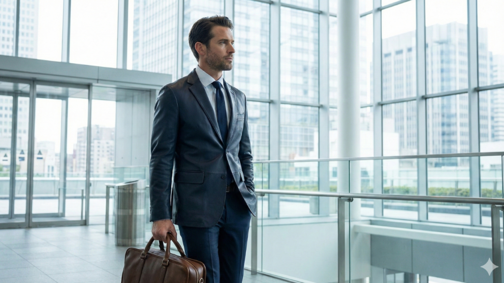 Leather Jacket for Work ( Featured image )