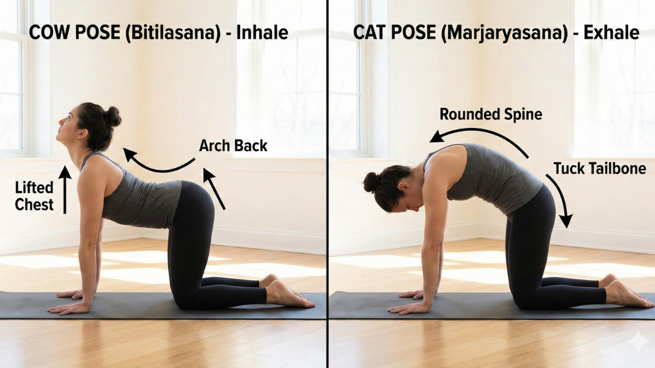 Mastering the Cat Cow flow