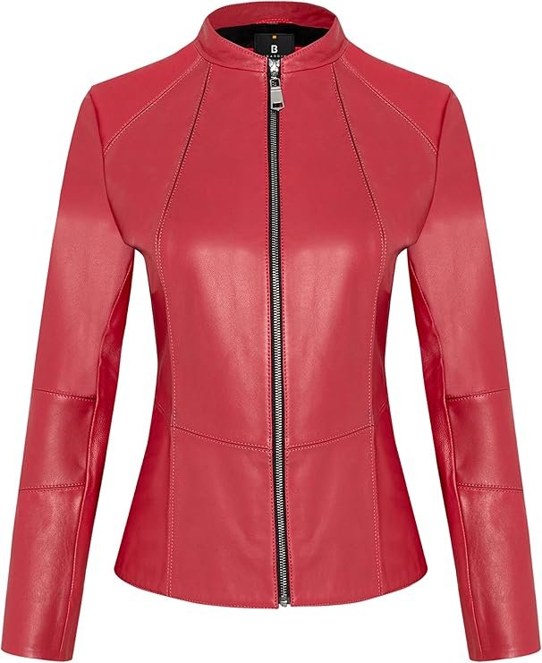 lambskin leather jacket