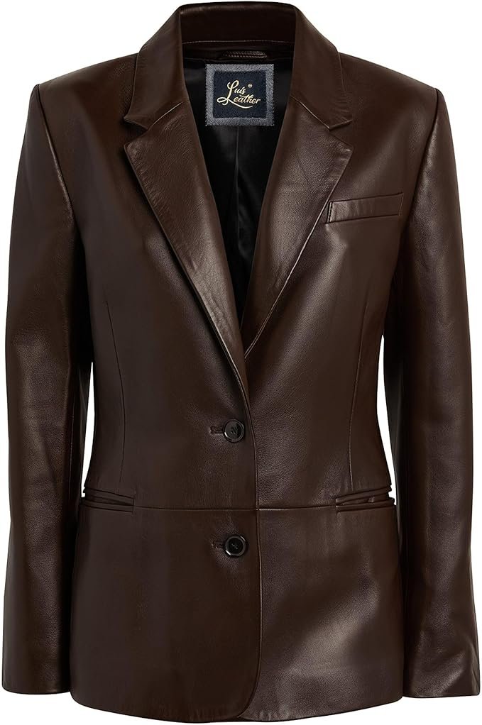 Dark Brown Premium Leather jacket( Blazer )