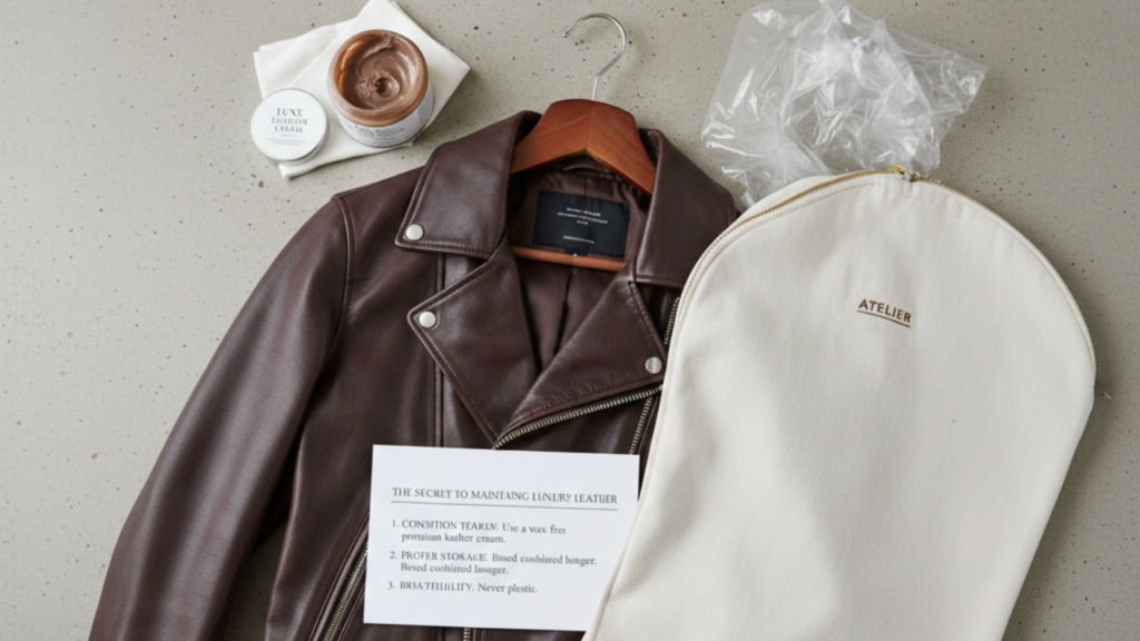 The Secret to Maintaining Luxury Leather Jackets