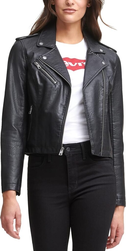 1. Classic Moto Leather Jacket