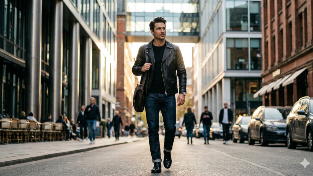 exploring 4 timeless leather jacket outfit ideas