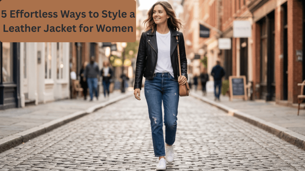 5 Effortless Ways to Style a Leather Jacket for Women