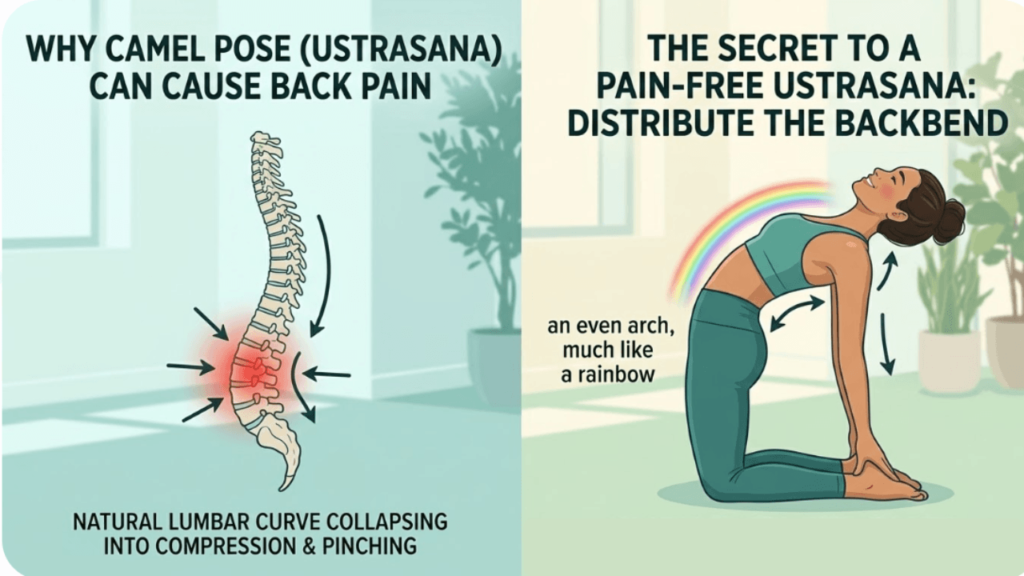 Understanding Ustrasana: Why Camel Pose Can Cause Back Pain