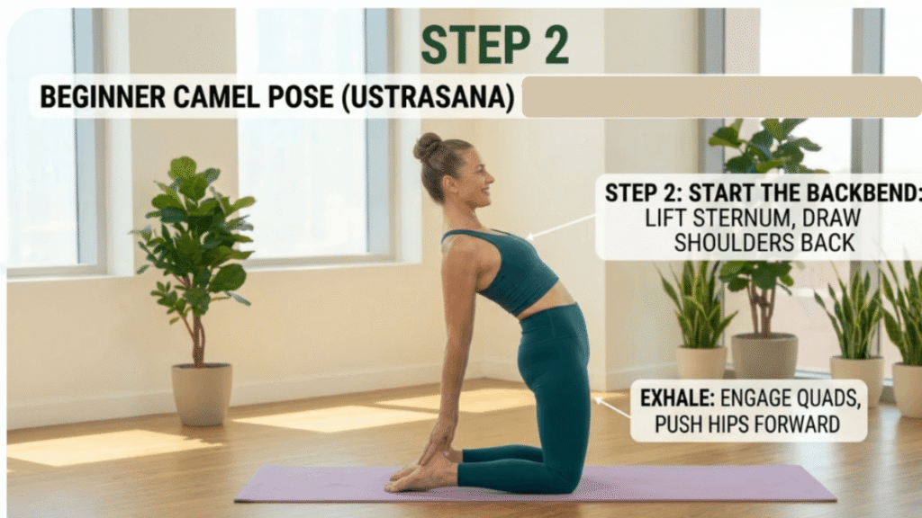 Heart Opening Yoga CAMEL POSE
