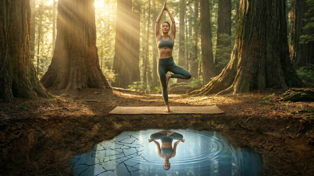 1. The Power of "The Roots": Physical Stability tree pose yoga
