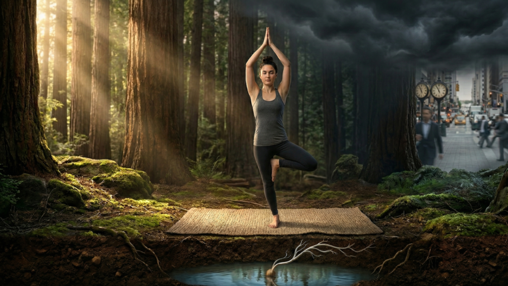 3. Breathing Through the Sway: Stress Resilience tree pose